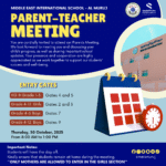 1st Parent Teacher meeting for academic year 2025-26